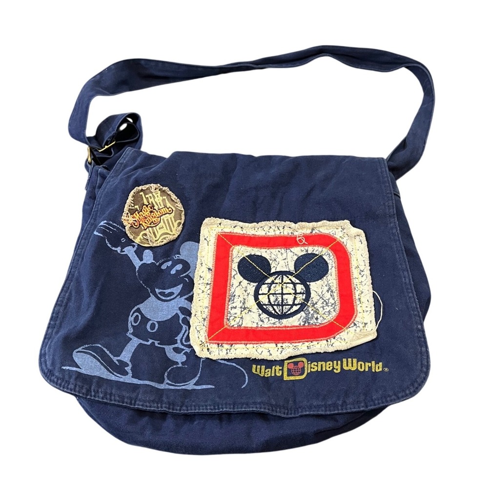 Disney Parks‎ Satchel Bag Purse Vintage Magic Kingdom Patch Patches Cloth Rare
